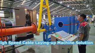 High Speed Cage Type Wire Laying Up Machine