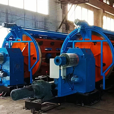 Conductor redondo del alambre de la máquina de encalladura del cable del Cu que compacta el Strander rígido tubular 250rpm