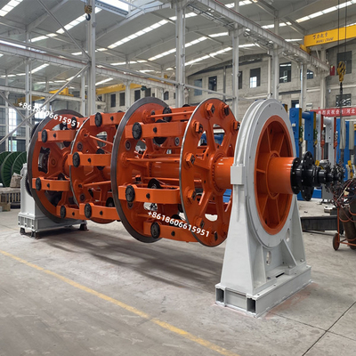 Máquina de encalladura planetaria de alambre con la torsión trasera para la paga del diámetro de los carretes 250 milímetros a 800 milímetros