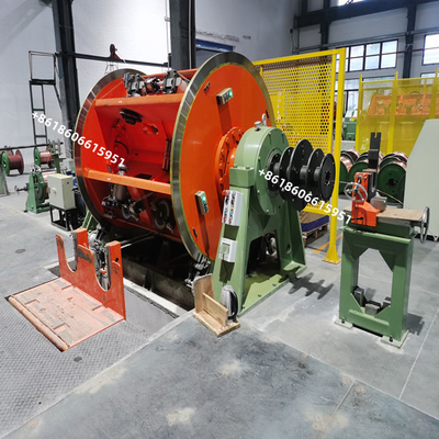 Cabrestante rígido desnudo 6b - 36b de la rueda dual de la máquina que trenza del alambre del Al/del Cu que trenza la jaula