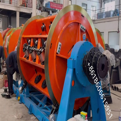 Máquina de fijación rígida 630/6+12+24 para la producción de alambre con sistema de bobina de carga manual