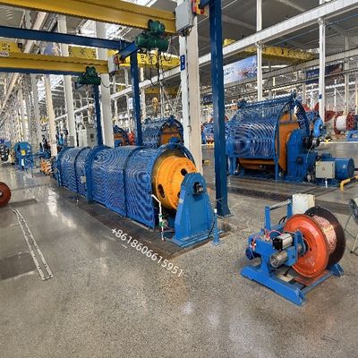 Eficiencia energética Máquina de ensamblaje tubular para la fabricación de cables JGG-500/1+6