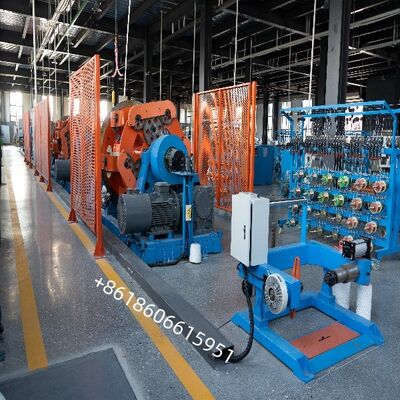 Máquina trenzadora planetaria de alta resistencia para formación de hilos estable y reducción de desperdicio de material con modelos JLY-400/500/630