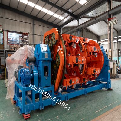 Máquina de Trenzado Planetario para Capa de Hilo Uniforme y Propiedades Mecánicas de Cable Mejoradas con Torsión Inversa Totalmente de Engranajes