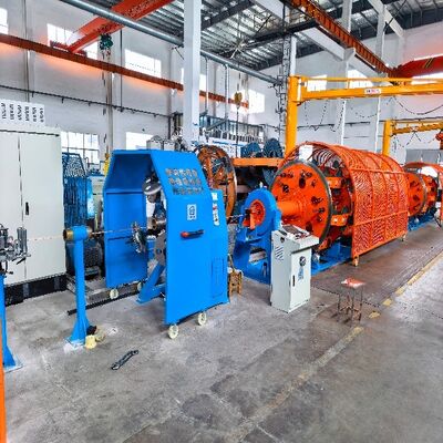 JLY50012 más 18 Máquina de fijación planetaria con pantalla táctil PLC HMI para un ajuste preciso de la longitud de la capa en conductores de cobre y aluminio